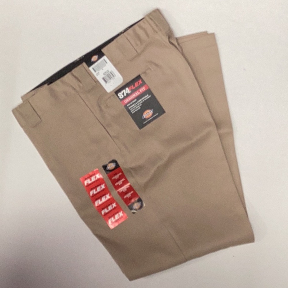 Dickies Men's Tan Flex Pants
